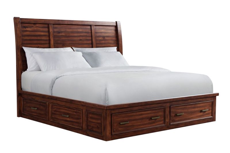 Sullivan Storage Bed, AngledAngle