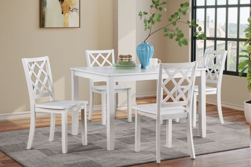 Trellis Dining Table, Styled