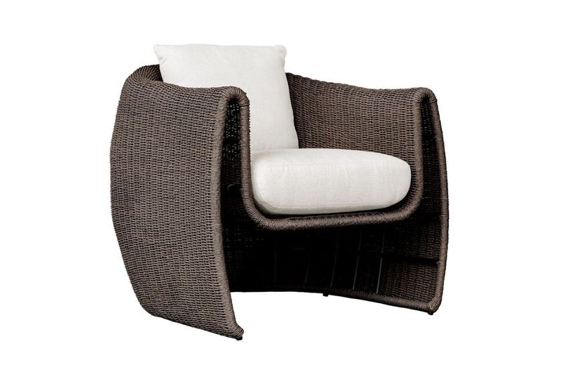 Tropic Outdoor Lounge Chair, Angled