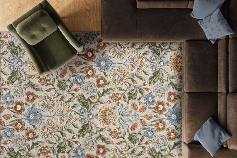106030 Tweed Rug, Styled