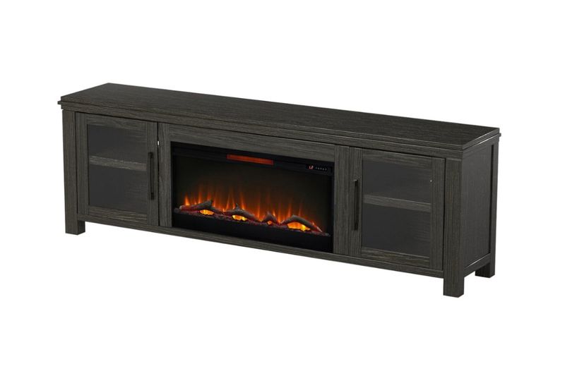 Tybee Fireplace Console, Angle Tybee Fireplace Console, Angle