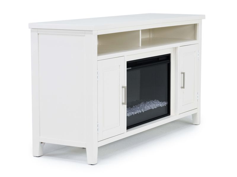 Urban Icon Fireplace Console, Angle