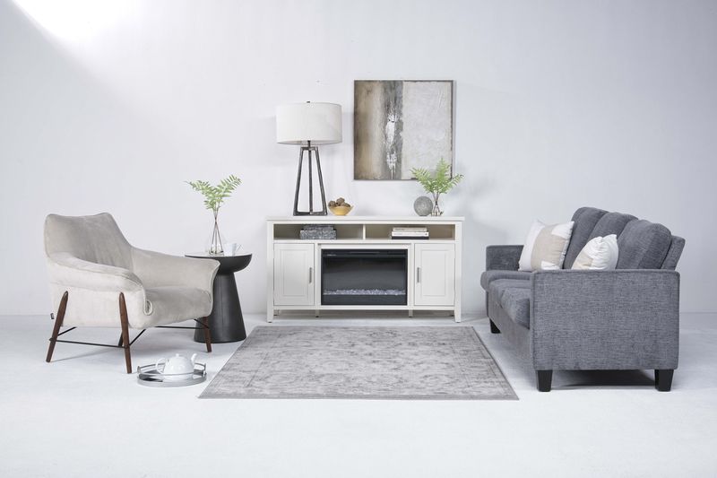 Urban Icon Fireplace Console, Styled