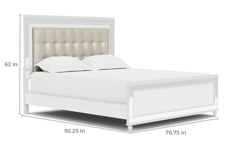 Valentino Panel Bed, 