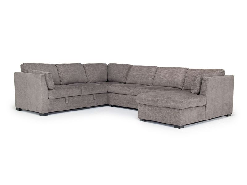 Vivian Full Pullout Tux Chaise, AngledAngle