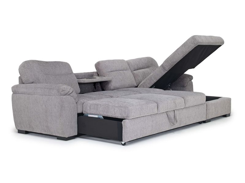 Wanda Queen Pullout Sofa Chais, Open