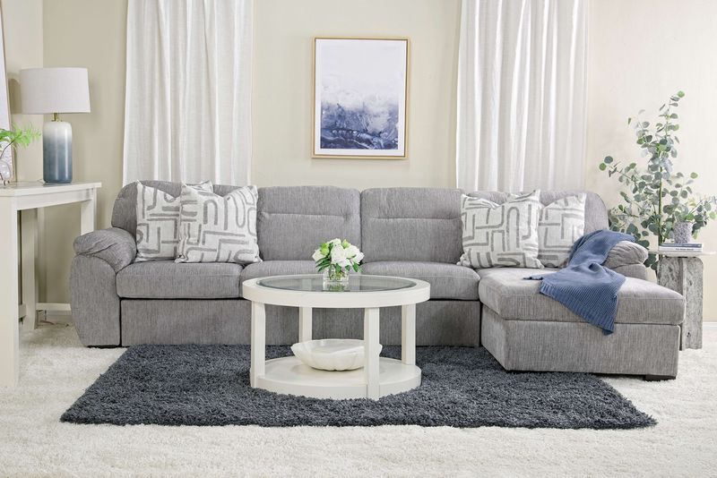 Wanda Queen Pullout Sofa Chais, Styled