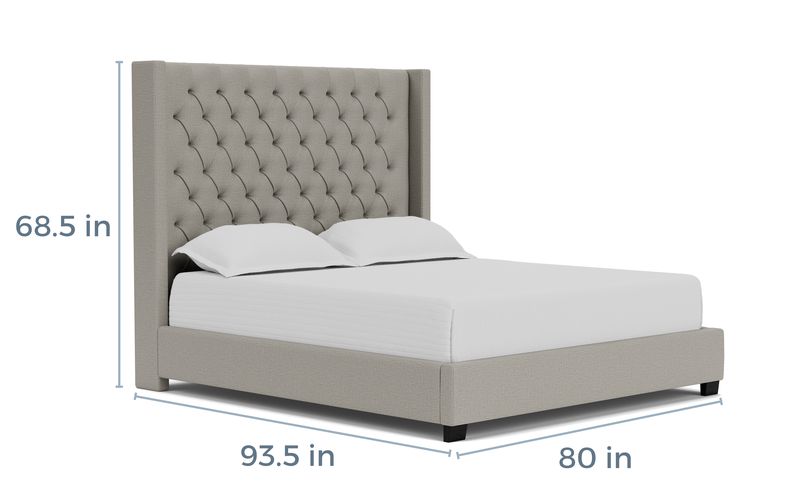 Monroe upholstered king bed discount