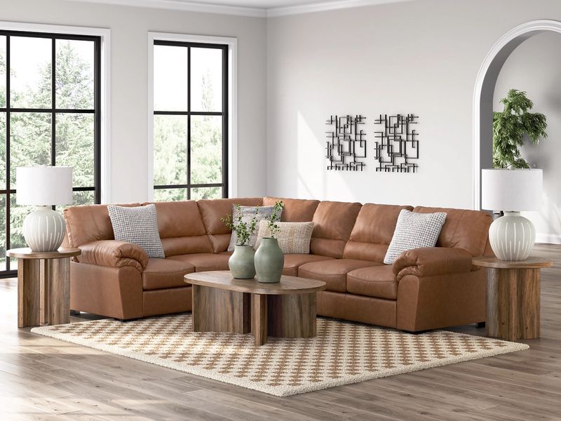Whitlock Tux Sofa Sectional, Styled