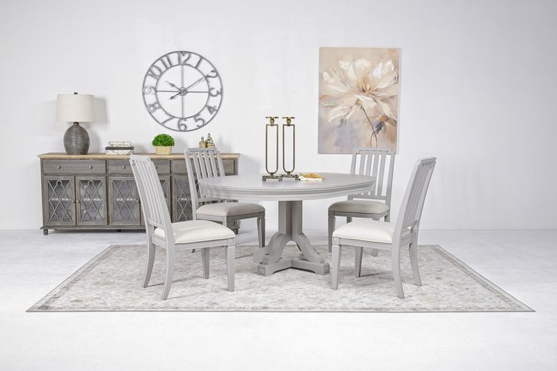 Willowbrook Round Dining Table, Styled