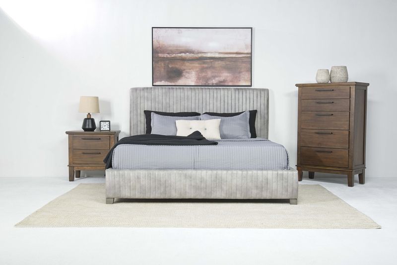 Yellowstone Panel Bed, Styled