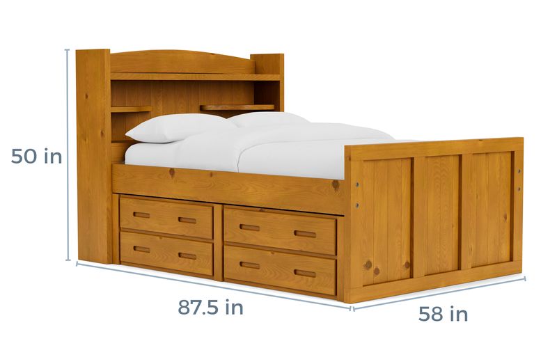 Young Pioneer Bookcase Bed, 