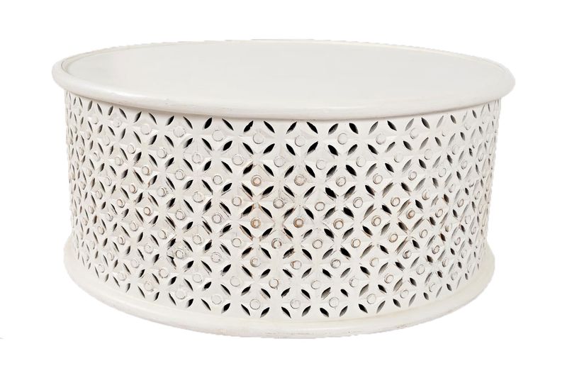 Decker Coffee Table in White, Image 1