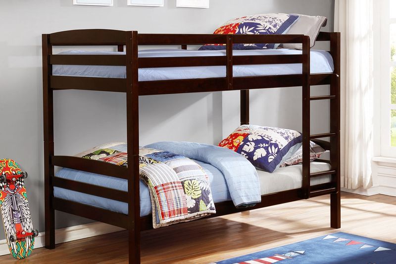 Helena Bunk Bed in Espresso, Twin/Twin, Image 1