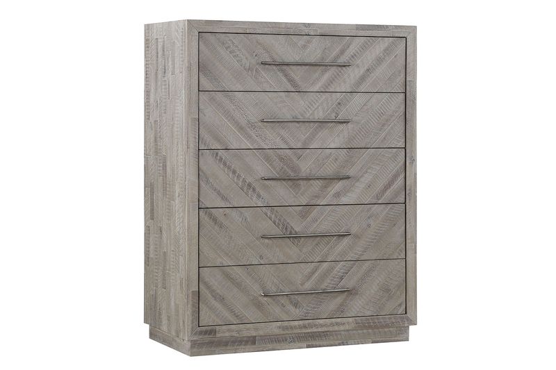 Herringbone Chest in Gray, Image 1