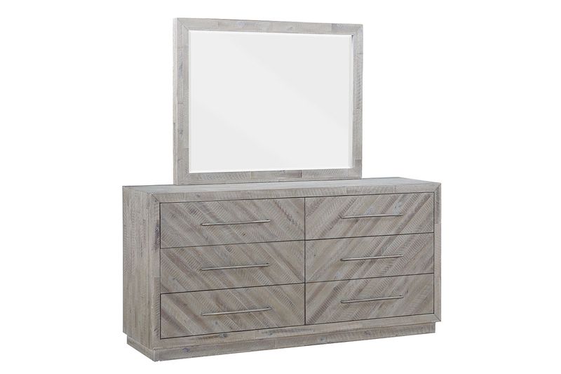 Herringbone Dresser in Gray, Image 4