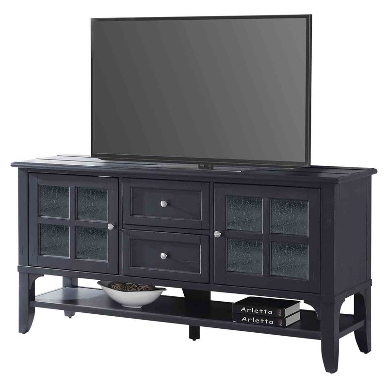 Hamilton Media Console in Navy, 63 Inch, Image 1