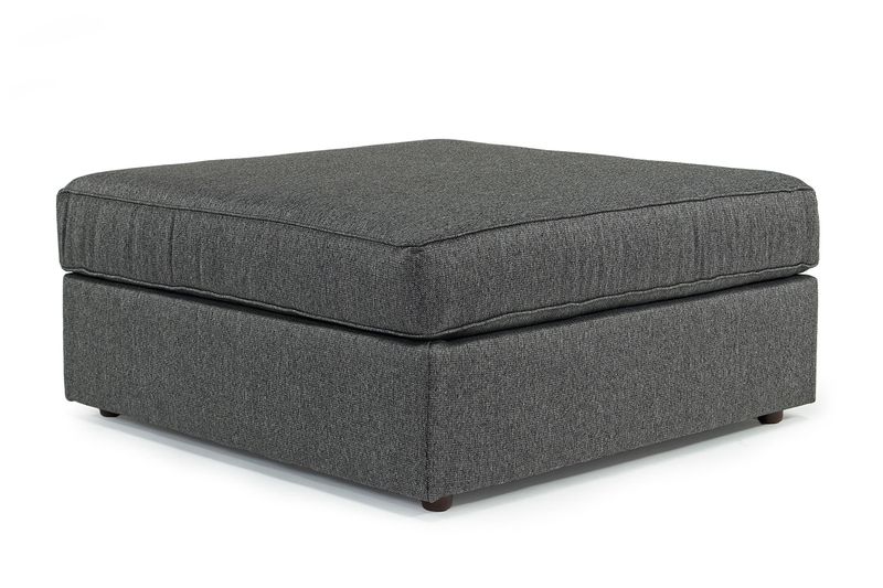 Justice Cocktail Ottoman in Slate, Image 1