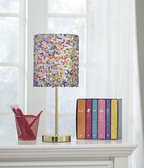 Maddy Multicolor Sequin Lamp, Image 1