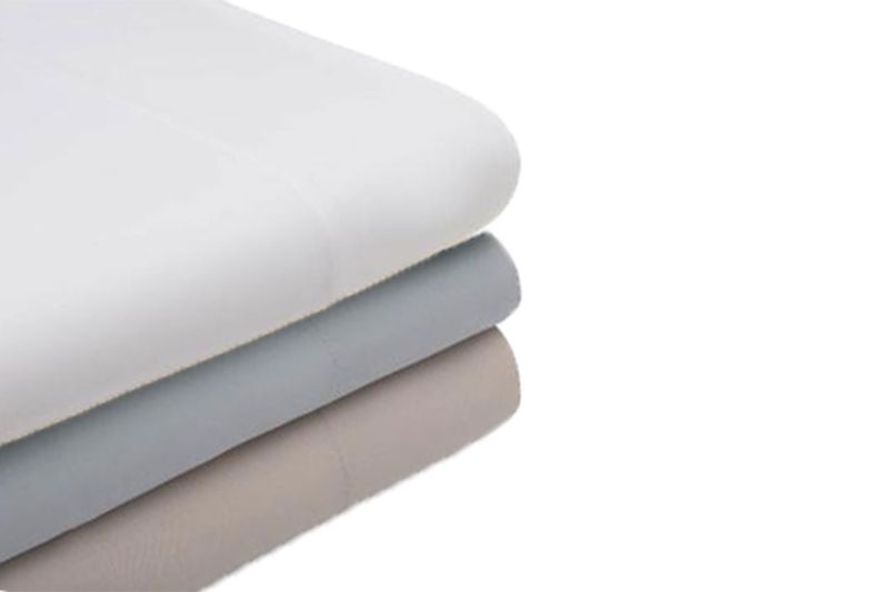 Malouf Bamboo Sheets in White, Eastern King, Image 1