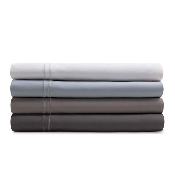 Malouf Supima Sheets in Charcoal, Queen, Image 3