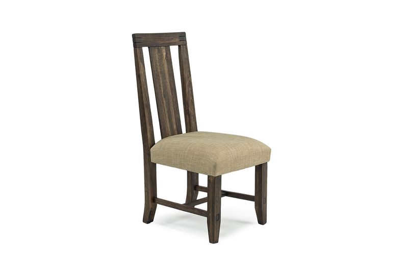 Meadow Side Chair in Brown, Upholstered, Image 1