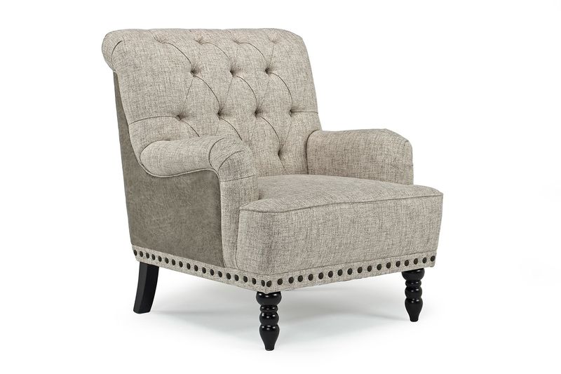 Meggett Accent Chair in Linen, Image 1