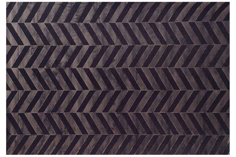 Napa Rug in Chocolate Geometric, 5 x 8, Image 1