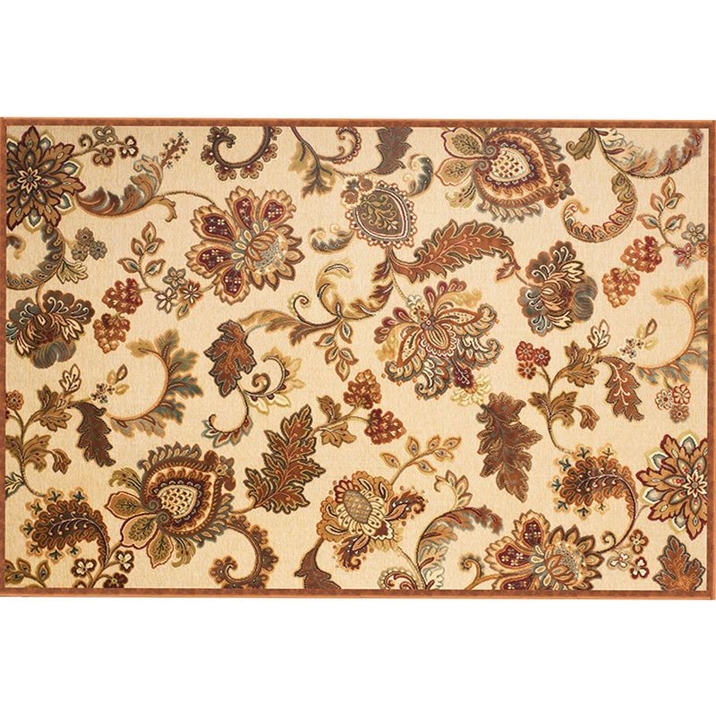 Napa Rug in Ivory Floral, 5 x 8 Rugs Accents