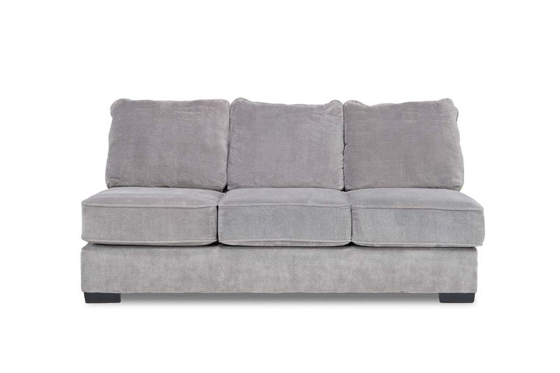 Oracle Armless Sofa in Platinum, Image 1