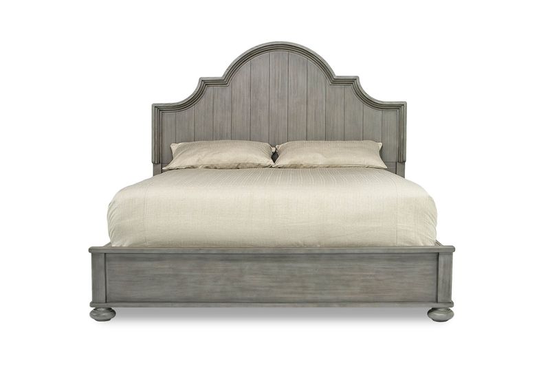 Costa Del Sol Arch Panel Bed in Gray, Eastern King, Image 2 Costa Del Sol Arch Panel Bed in Gray, Eastern King, Image 2