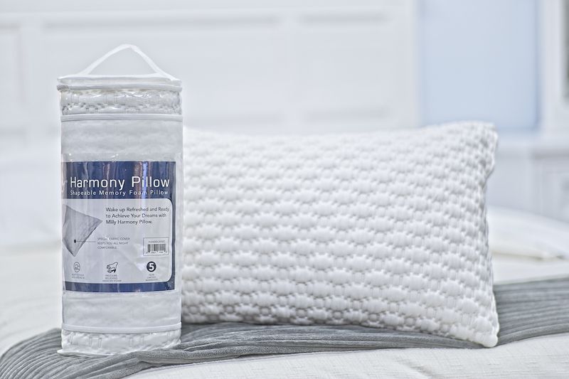 Shapeable Memory Foam Pillow 28"x 18" SleepMor® Harmony Pillow NEW 