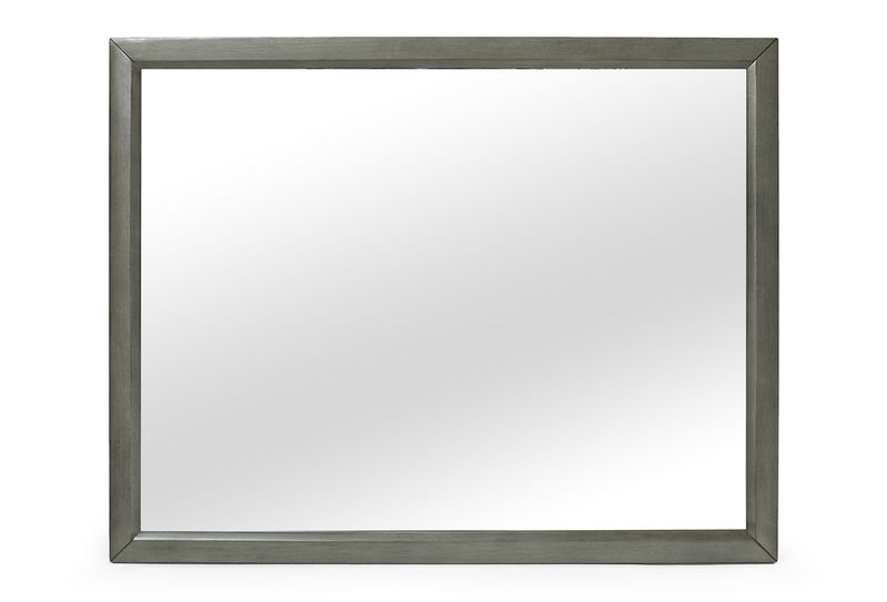 Ontario Mirror in Gray Dressers & Mirrors Bedroom