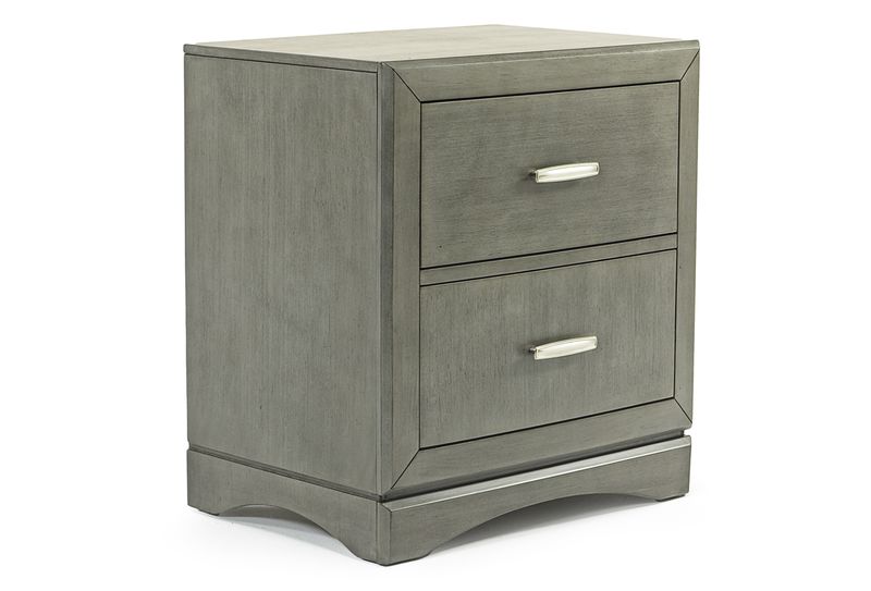 Ontario Nightstand in Gray, Image 1