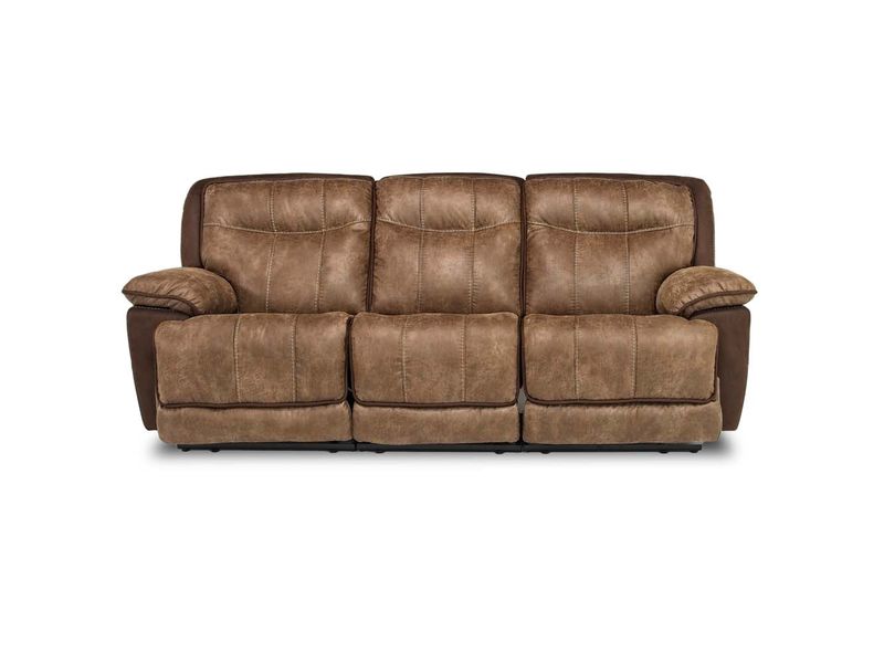 Bubba Reclining Sofa in Brown, Image 2