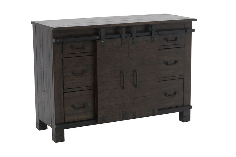 Pine Hill Media Chest in Brown, Image 1