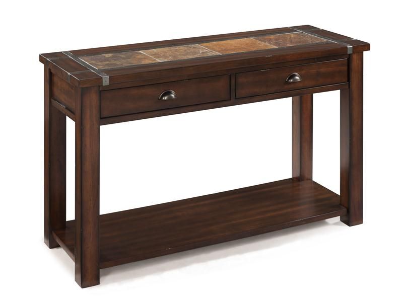 Roanoke Sofa Table in Brown, Image 1