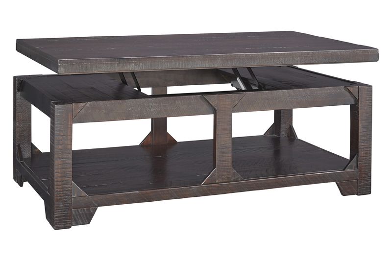 Rogness Lift Top Cocktail Table in Brown, Image 2