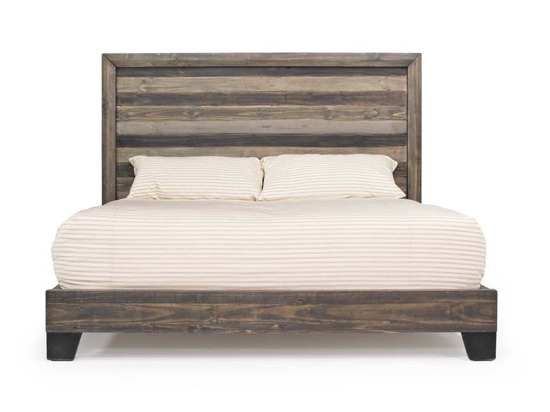 Salida Panel Bed in Gray, California King, Image 2