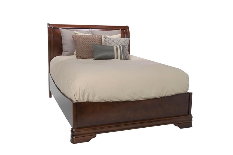 Sheridan Sleigh Bed in Brown, California King, Image 1