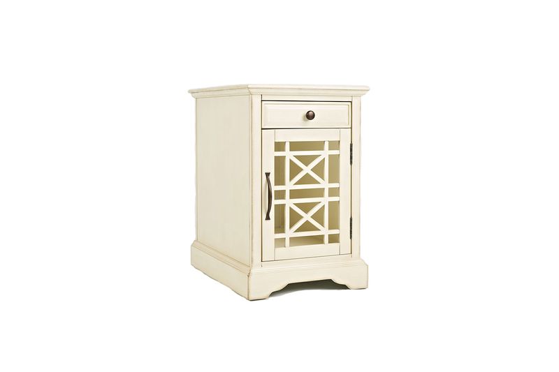 Skyy Chairside Table in Cream, Image 1 Skyy Chairside Table in Cream, Image 1