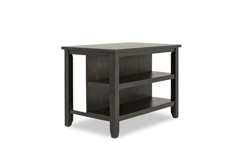 Stone Kitchen Island in Charcoal, Image 1