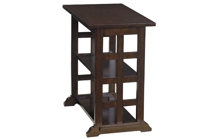 Jeanette Chairside Table in Brown, Image 1