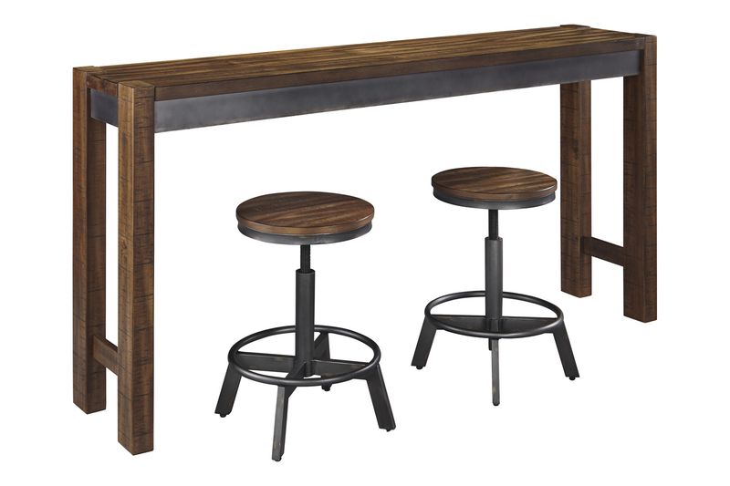 Torjin Sofa Bar Table in Brown, Image 2