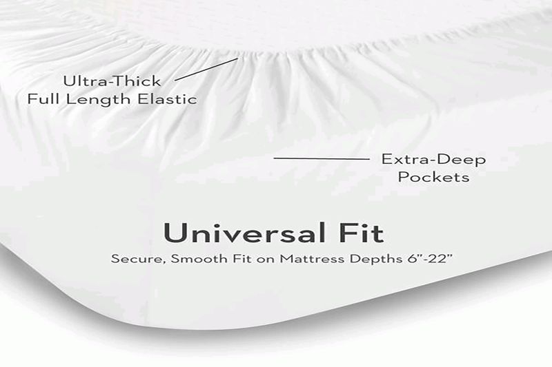 Malouf Bamboo Sheets in White, Eastern King, Image 4