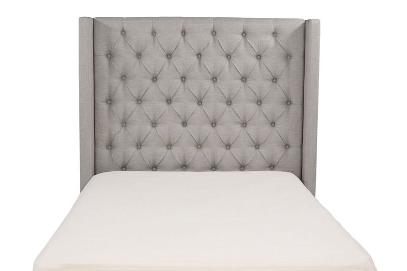 Westerly Upholstered Bed in Gray, Eastern King, Image 3