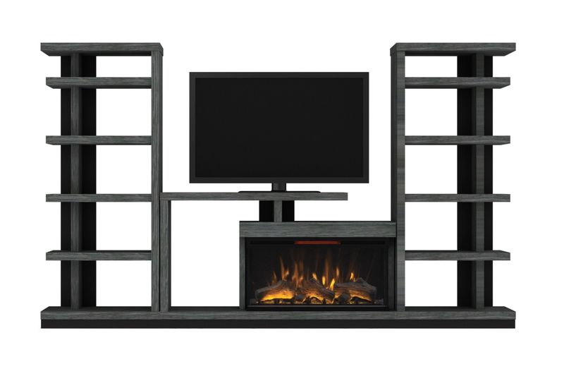 Wright 3 Piece Entertainment Center in Gray, Image 1