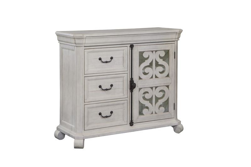 Bellamy Media Chest in White Mor Furniture
