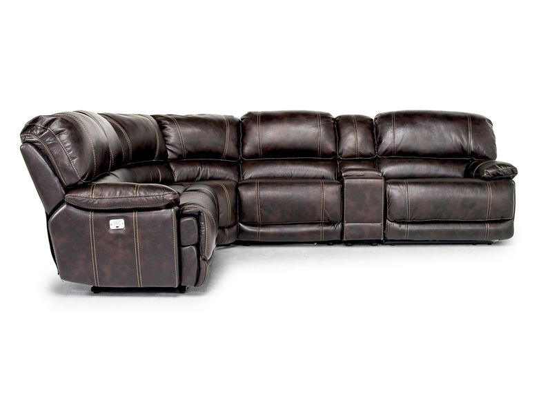 Azul 6 Piece 2 Power Sectional Sectionals Living Room