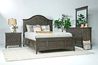 Bay Creek Arch Panel Bed w/ Storage in Graphite, California King, Image 5